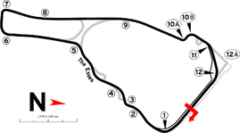 The Track map of Road Atlanta