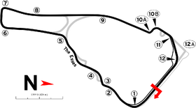 Road Atlanta track map