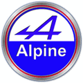 Alpine logo silver