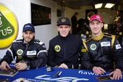 ,  and  were selected to drive the No. 32 car by Lotus.