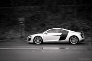 Audi R8 at Speed