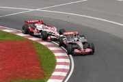 In the closing stages,  passed Alonso to take sixth position: the best result in the  team's history.