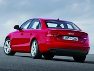 The new 2008 (B8) A4's rear fascia