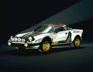 Lancia Stratos Rally Car in iconic Alitalia livery