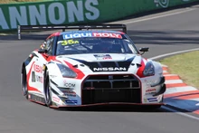 The Nissan GT-R NISMO GT3 which won the  race.