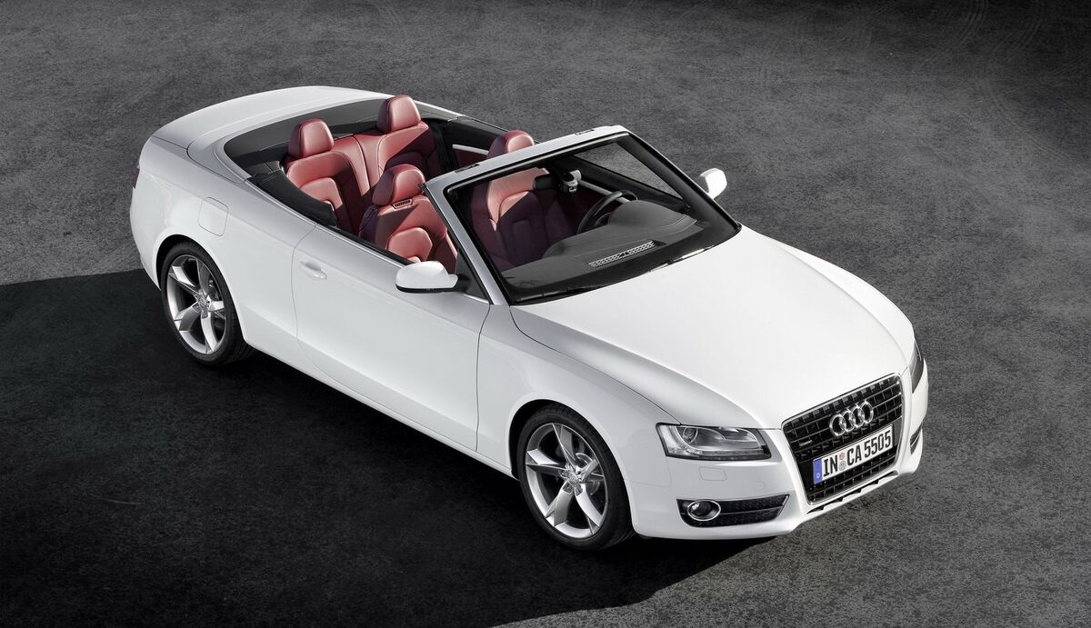 Audi A5 Cabriolet ホワイト ミニカー Schuco 1/43 Audi A5 Cabriolet
