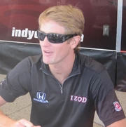 Hunter-Reay in May 2010 at an autograph signing at the .