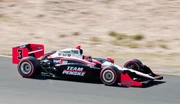 Castroneves qualifying for the 