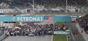 Starting grid of 2010 Malaysian GP