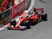Vettel driving for Ferrari at the 