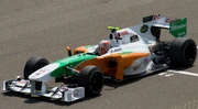  driving for Force India at the .