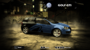 A Golf GTI with boss vinyl from Need for Speed: Most Wanted.