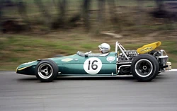 Brabham BT33. Technically conservative, Brabham did not produce a  car until 1970.