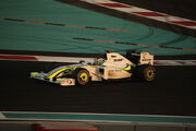 Jenson Button (Brawn BGP 001) on Sunday at 2009 Abu Dhabi Grand Prix