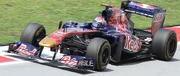 's  shed part of its sidepod during qualifying.