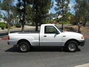 The right side of the Mazda B-Series