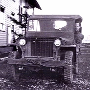 WWII Era Photo of Slat Grill Stationed in Alaska