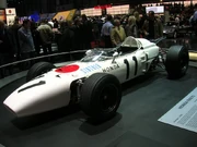 Restored 1965 Honda RA272, the first Japanese car to win in Formula One. The car is painted in the  of Japan.