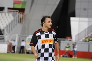 Massa during a charity football match in 