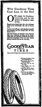 Goodyear Tires Advertisement - Syracuse Post-Standard, February 26, 1916