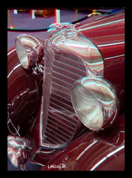 1931 Lincoln with greyhound hood-ornament