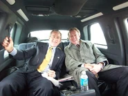 A very rare glimpse into the interior of "Cadillac One".