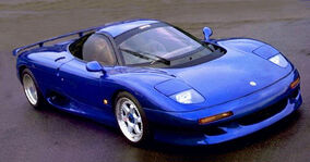 Spark 1:43 Jaguar XJR 15 1990 metallic blue KBS028 model car