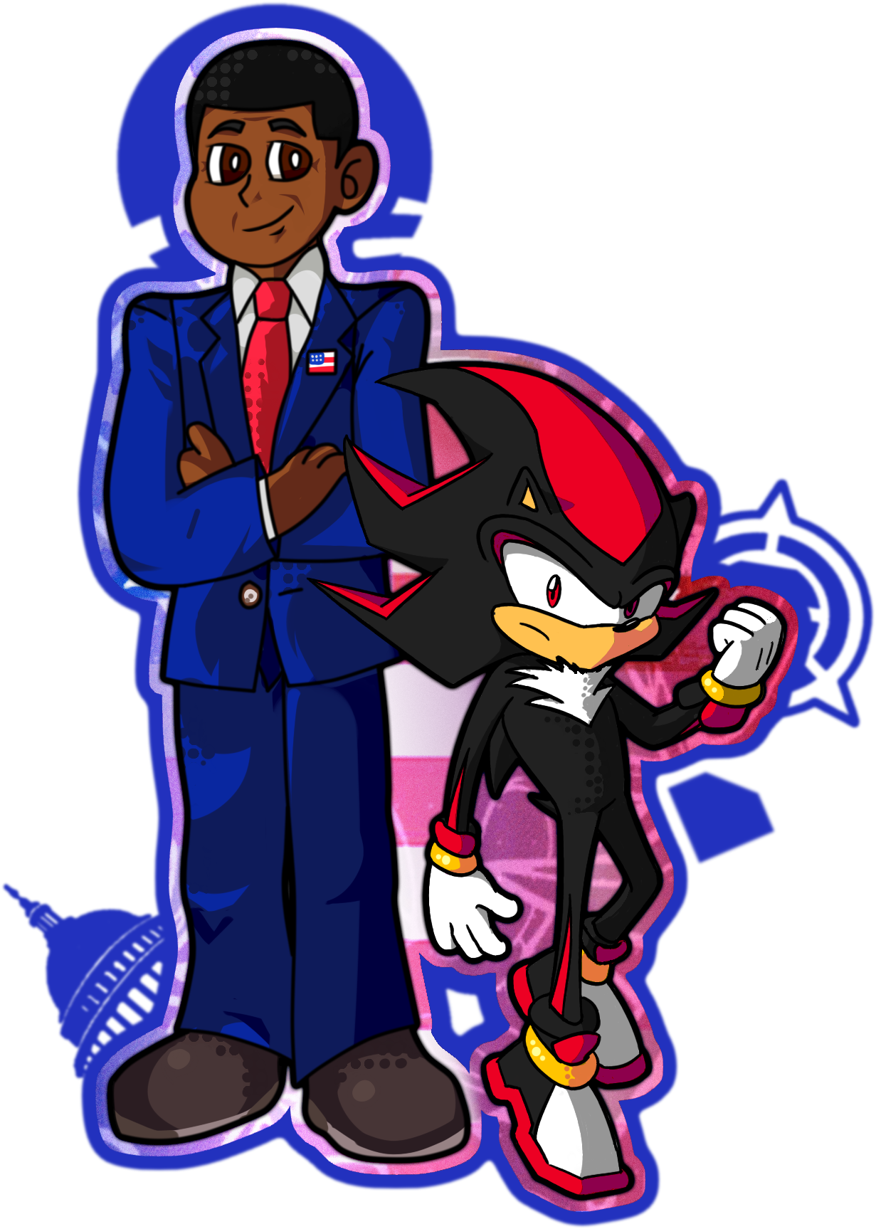 A gif of shadow and sonic kissing, Another Unnecessary Wiki