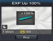 Exp Up 100% - 60 Ava Medal - 7 days