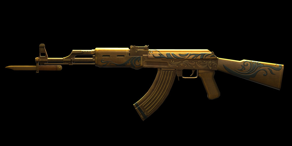 Golden AK 47