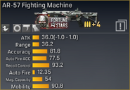 AR-57 Fighting Machine statistics