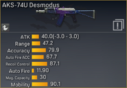 Desmodus Origin statistics