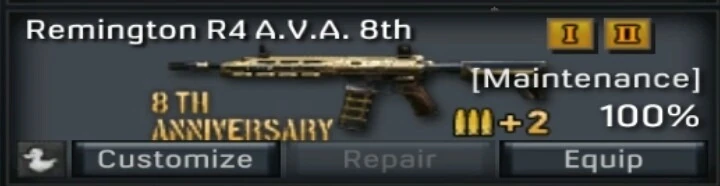 Remington R4 A.V.A. 8th(Anniversary) | A.V.A Global Wiki | Fandom