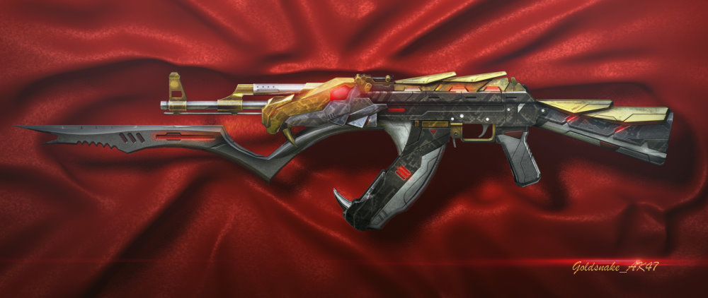 Ak 47 Gold Snake Alliance Of Valiant Arms Wiki Fandom