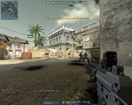 The K1A1 Rail in-game