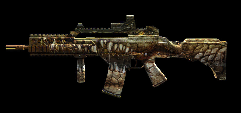 G36 Crocodile Alliance Of Valiant Arms Wiki Fandom - gold g36 neon roblox