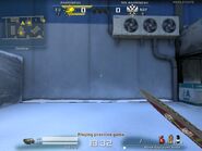 Rose Engraved Knife when stabbing (right mouse click).