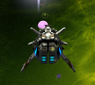 Back of a Light Avali Fregate (Starmade) by Zeltovitch & Pfalbo