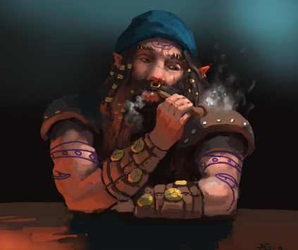 Dwarf pirate