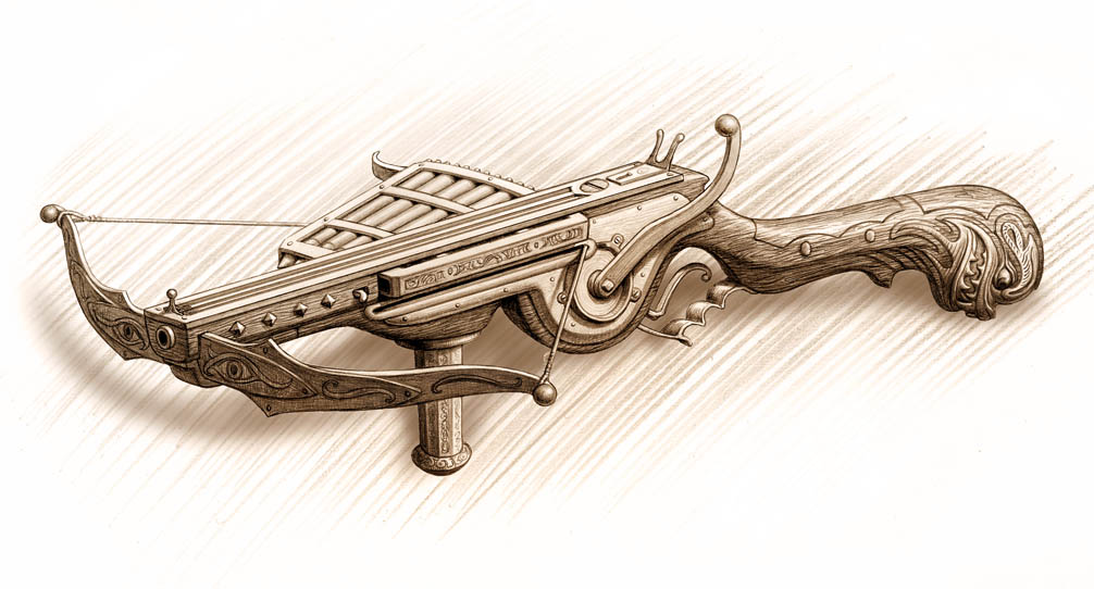 Taminian Repeating Crossbow | Avalon Kingdom Wiki | Fandom