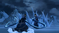 Desna et Eska combattant Ming-Hua