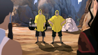 Bolin et Mako déguisés