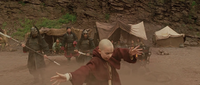 Film - Aang dans une prison du Royaume de la Terre