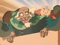 Aang et le Roi Bumi