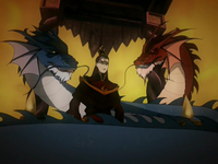 Dragons Bleu et Rouge
