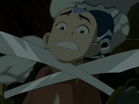 Esprit Bleu menace Aang