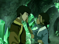 Zuko et Katara catacombes