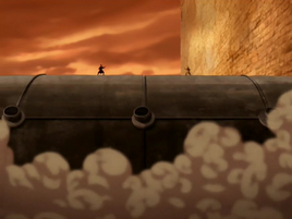 Aang et Azula vont se battre