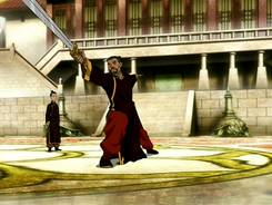 Piandao demonstrates his skill
