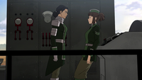 Kuvira et Zhu Li